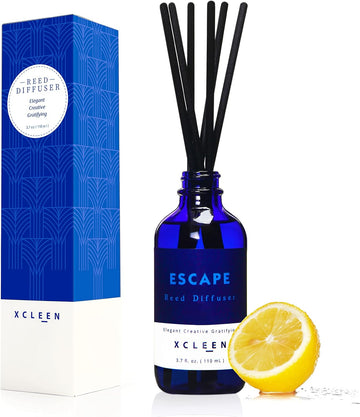 Reed Diffusers Set, 3.7 Oz Scent Diffuser, 6 Reed Diffuser Sticks, Home Fragrance Hyacinth, Peony & Citrus - Set of 37