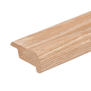 3/8" Overlap Stair Nosing Unfinished Red Oak (4 FT Long)