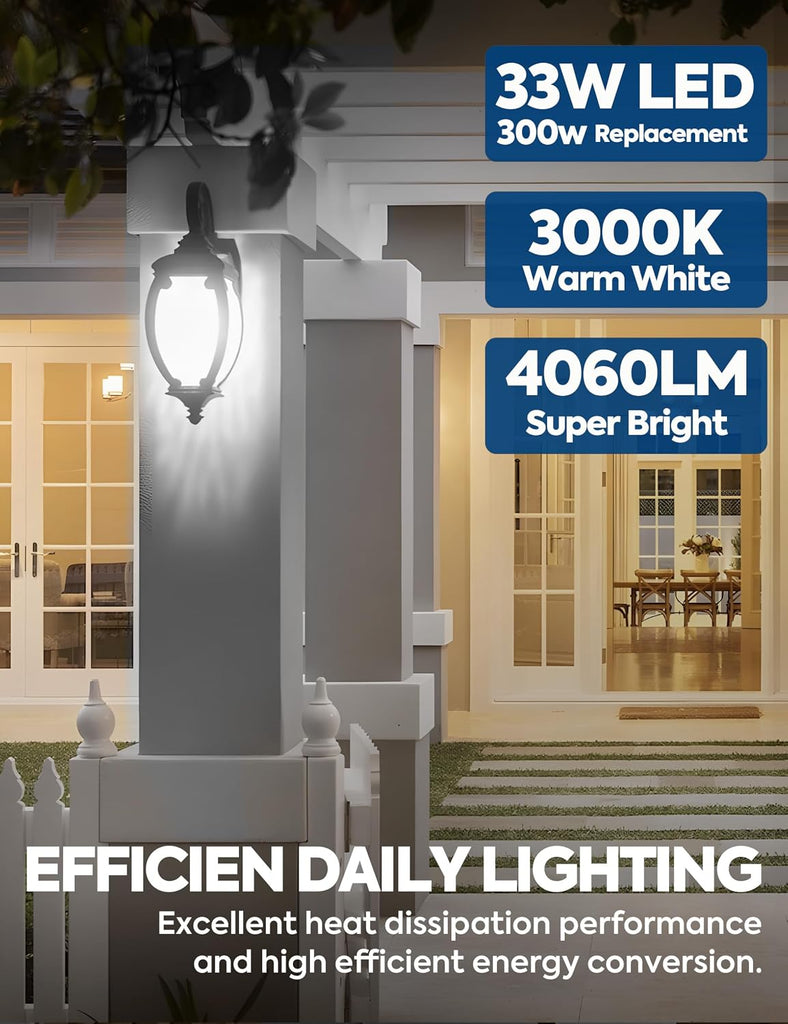 300W Equivalent Super Bright A23 LED Light Bulbs, Cool White 5000K
