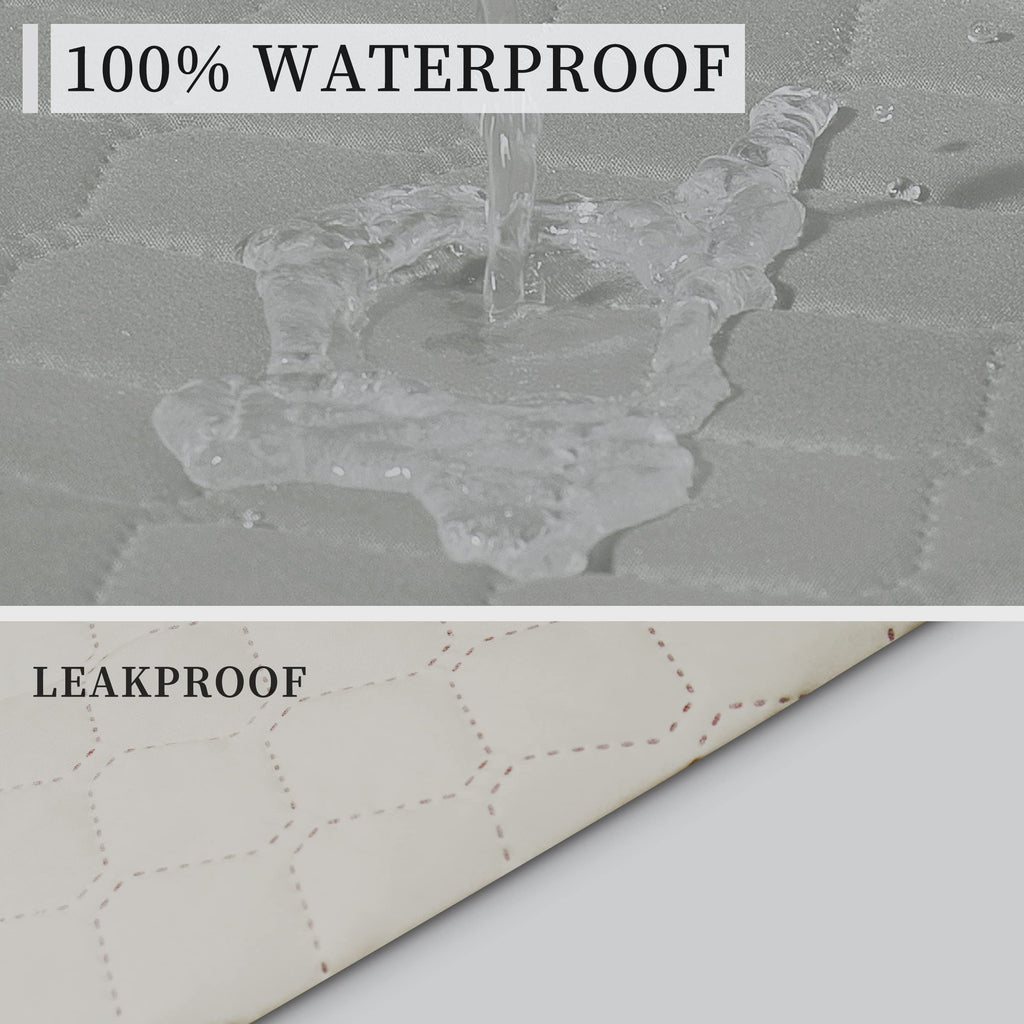 Double Protection 100% Waterproof Loveseat Sofa Covers, Couch Covers for 2 Cushion Couch Sofa, Reversible Furniture