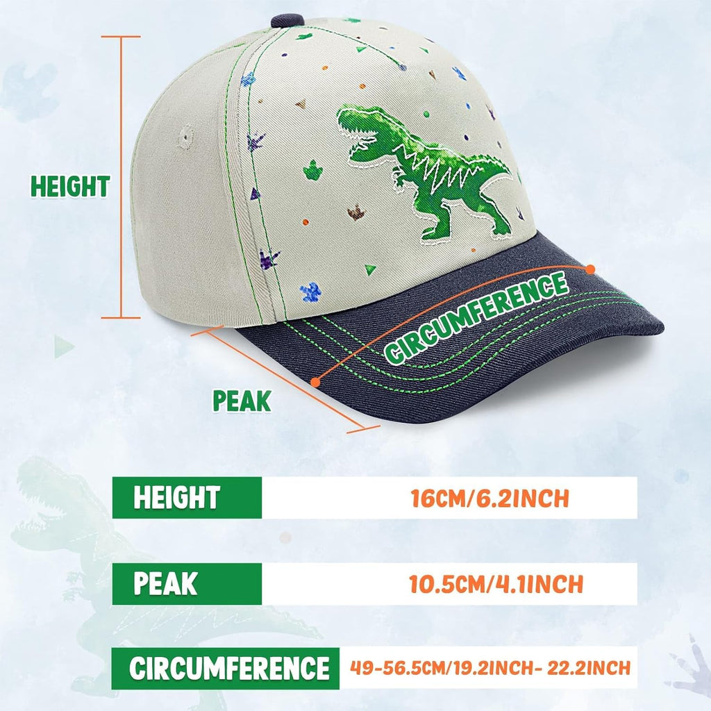 Kids Baseball Cap for Boys, Adjustable Toddler Truck Hat