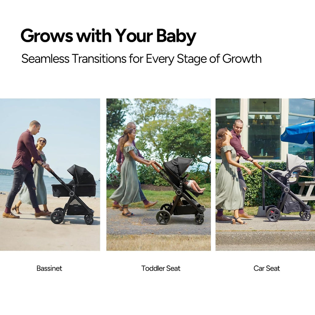 Ultimate2 Full-Size Stroller, Reversible Seat, Infant to Toddler