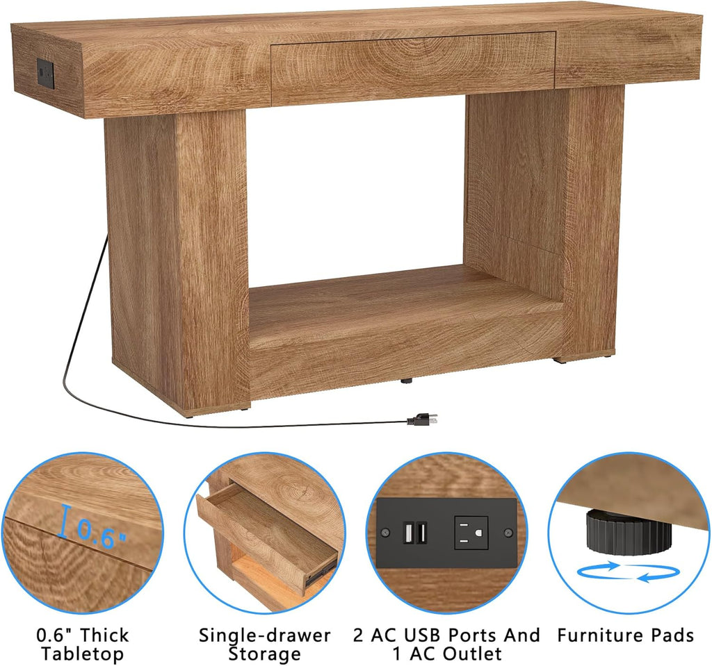 55-75/90 Gallon Aquarium Stand, Fish Tank Stand with Power Outlets & USB Ports, Heavy Duty Double Aquarium