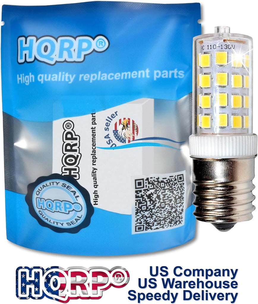 E17 Base 43 SMD 2835 LED Light Bulb Dimmable 110V Cool White Compatible with Microwave, Refrigerator, Kitchen Vent