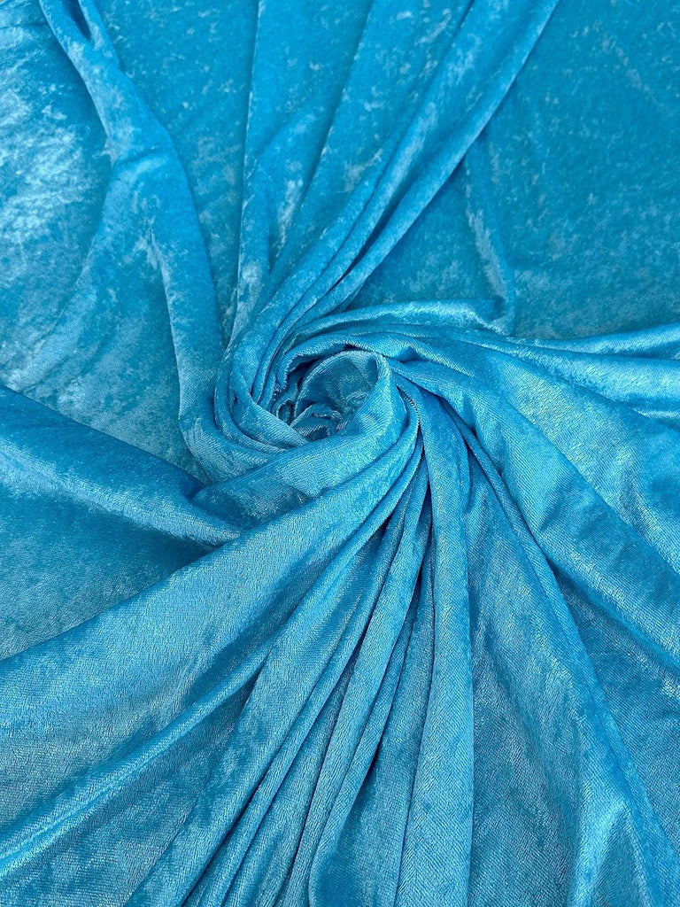 Premium Stretch Crushed Velvet Fabric by The Yard - Soft and Luxurious Fabric Versatile and Stretchy Ideal for