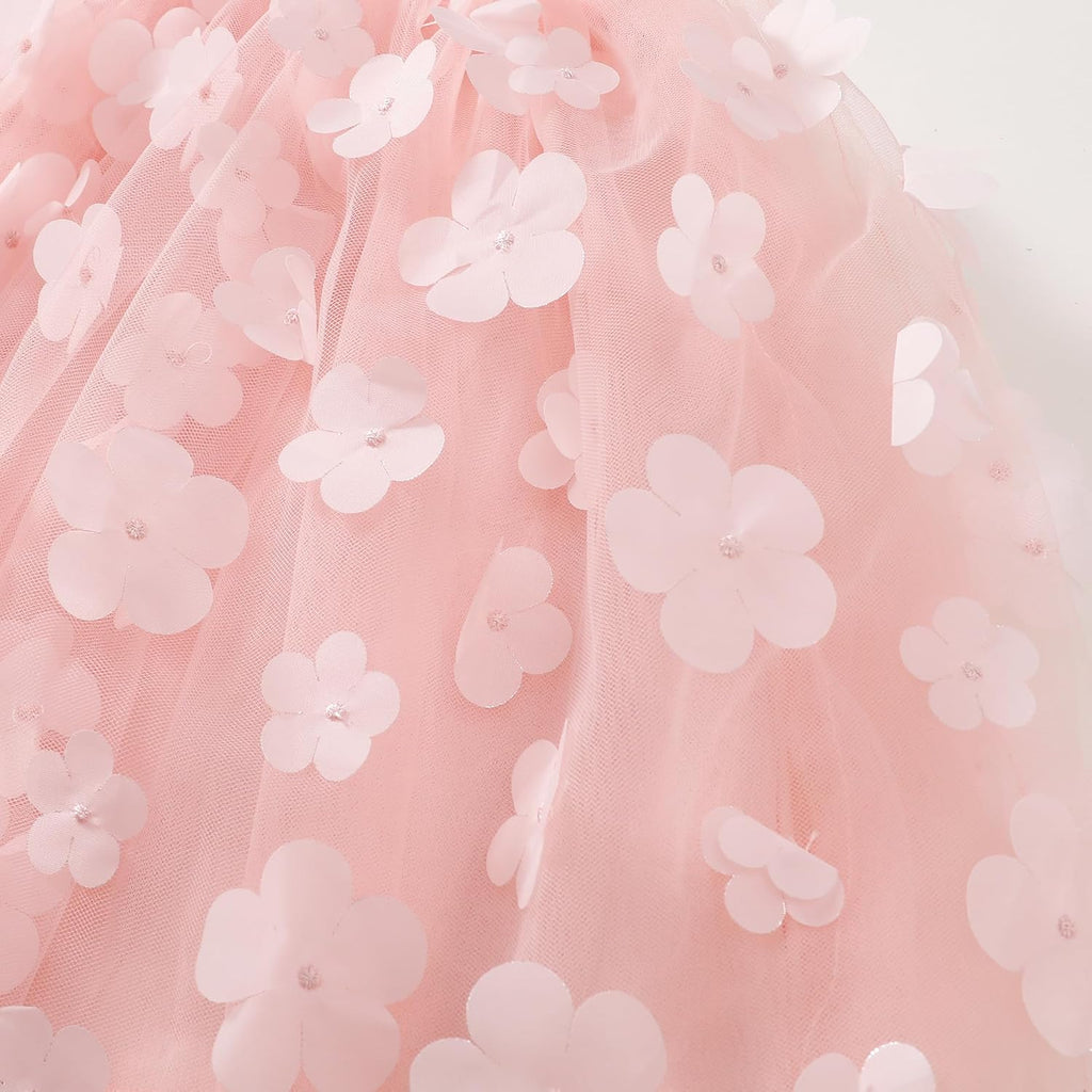Baby Girl Tutu Skirt Flower Tulle Skirt Toddler Dance Birthday Party