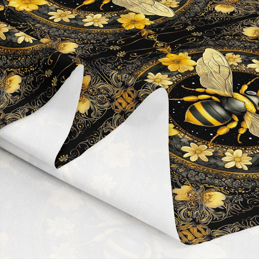 Bee Fabrics by The Yard Boho Yellow Flowers Upholstery Soft