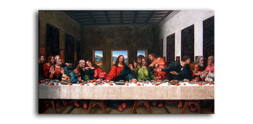 The Last Supper, World's Most Famous Paintings Series, Canvas Wall Art Home Decor, Gallery Wrapped, Stretched, Framed