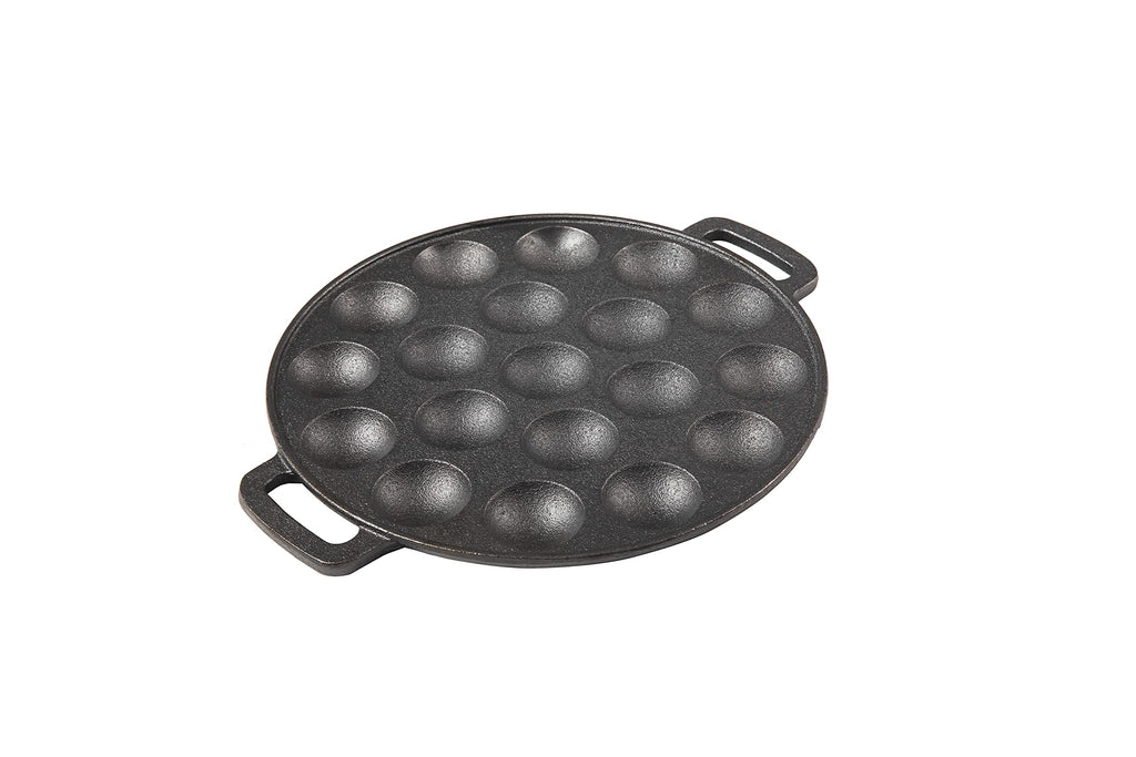 Cast Iron Aebleskiver Pan/Ebelskiver Pan/Ideal for poffertjes pan (19 Hole)