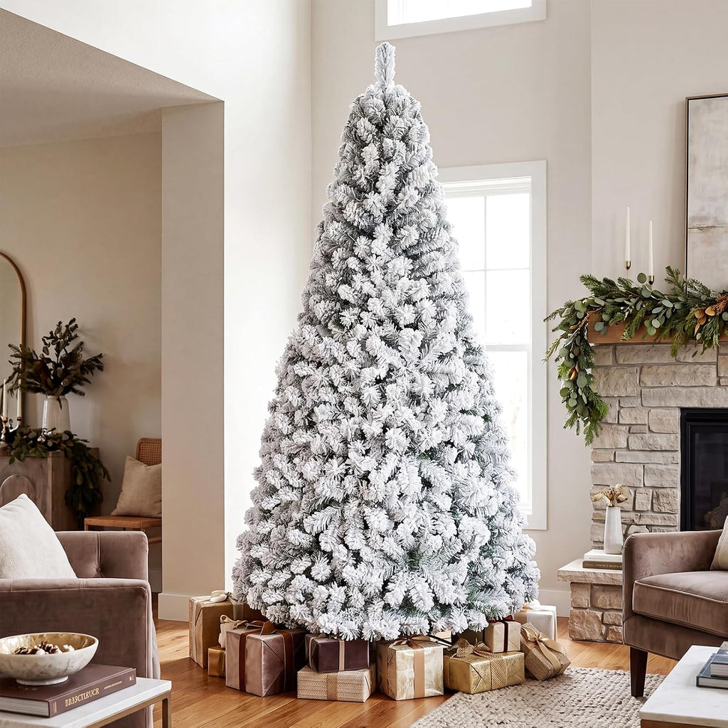 Unlit Snow Flocked Artificial Christmas Tree