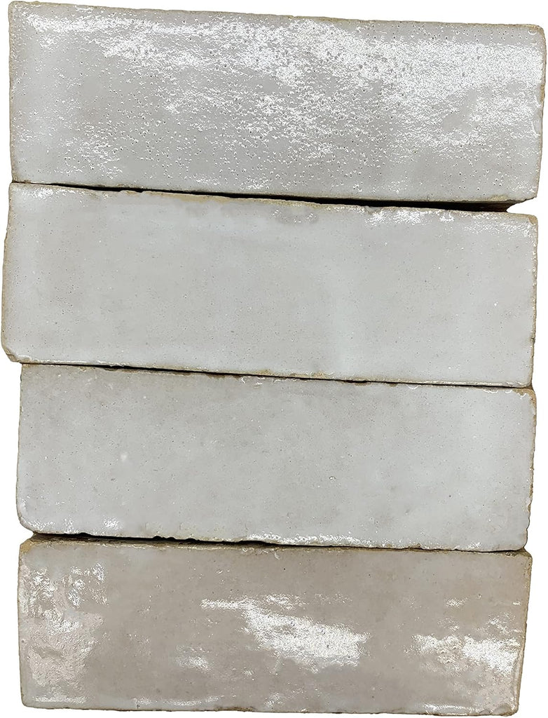 Mosaic & Tile House Handmade 6x2-in. Solid Color Off-White, MSC06-01