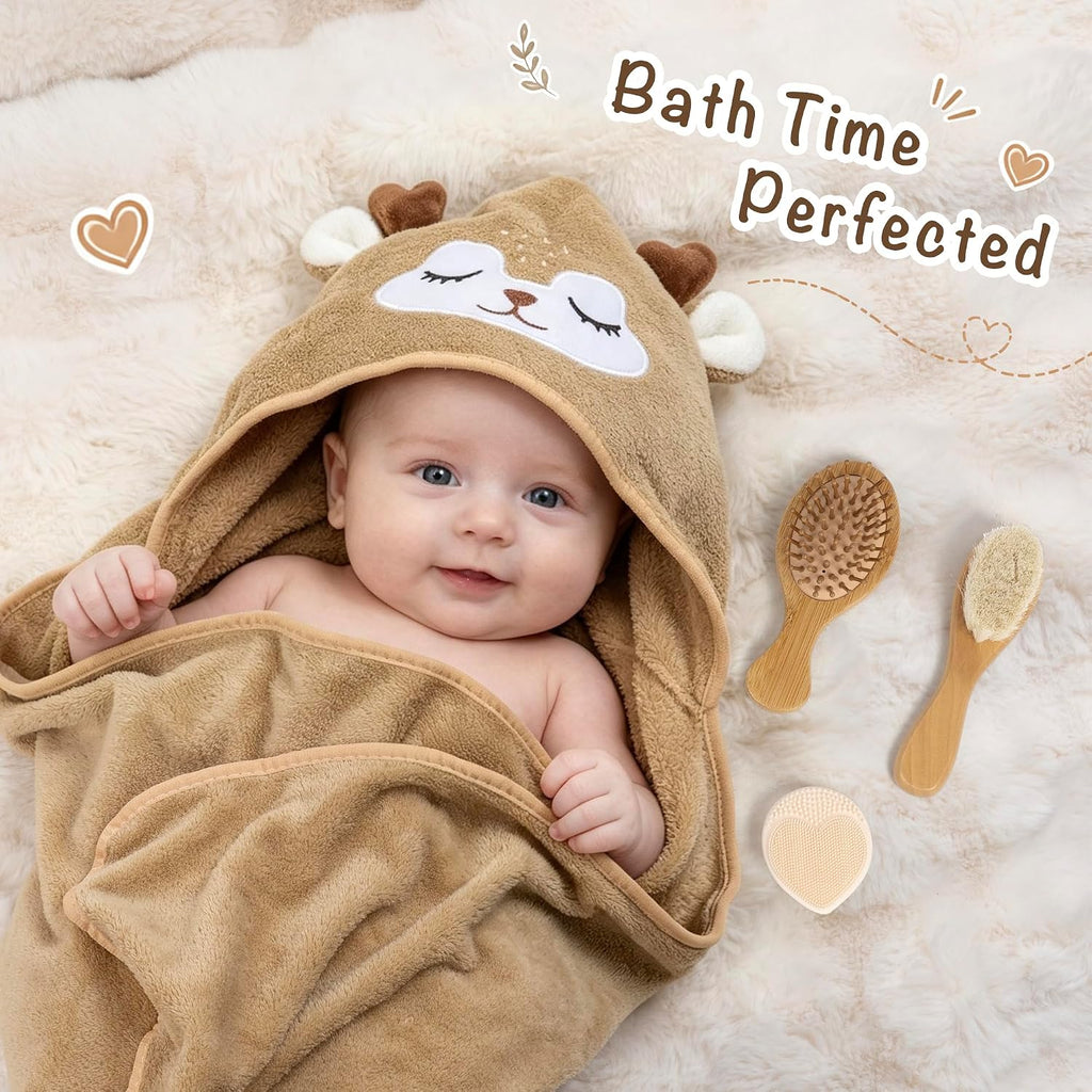 32 Piece Baby Gift Basket - Luxury Curated Baby Gift Basket for Newborn