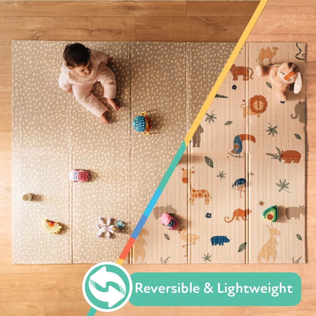 Reversible Baby Floor Mat, Safari