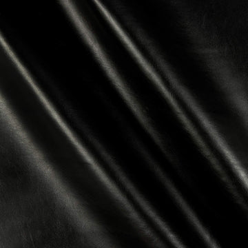 Vinyl Black Fabric by The Yard