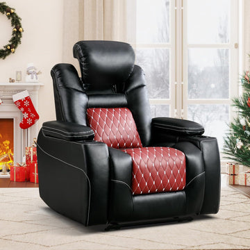 ANJ Electric Power Recliner Chair with Adjustable Powered Headrest