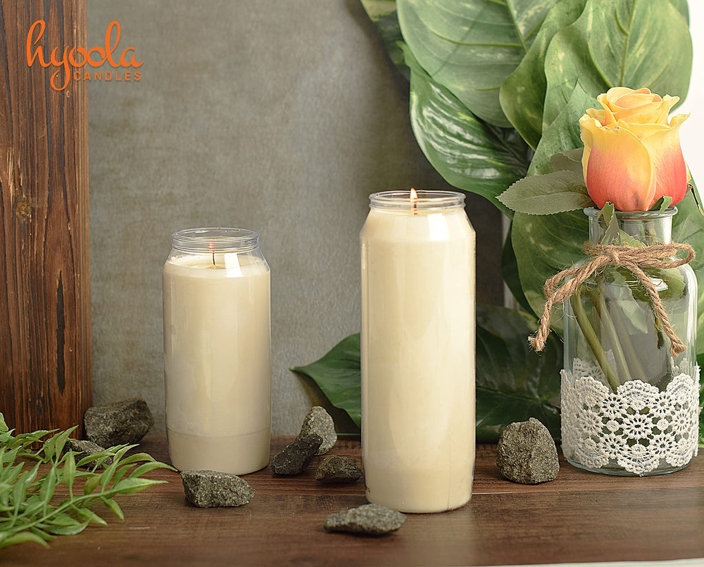 9 Day Prayer Candles 7 inch Tall Pillar Candles for Religious, Memorial, Party Decor, Vigil and Emergency Use
