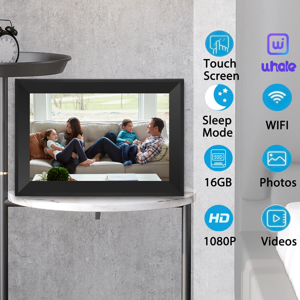 10.1Inch Digital Picture Frames WiFi Smart Touch Screen Digital Calendar