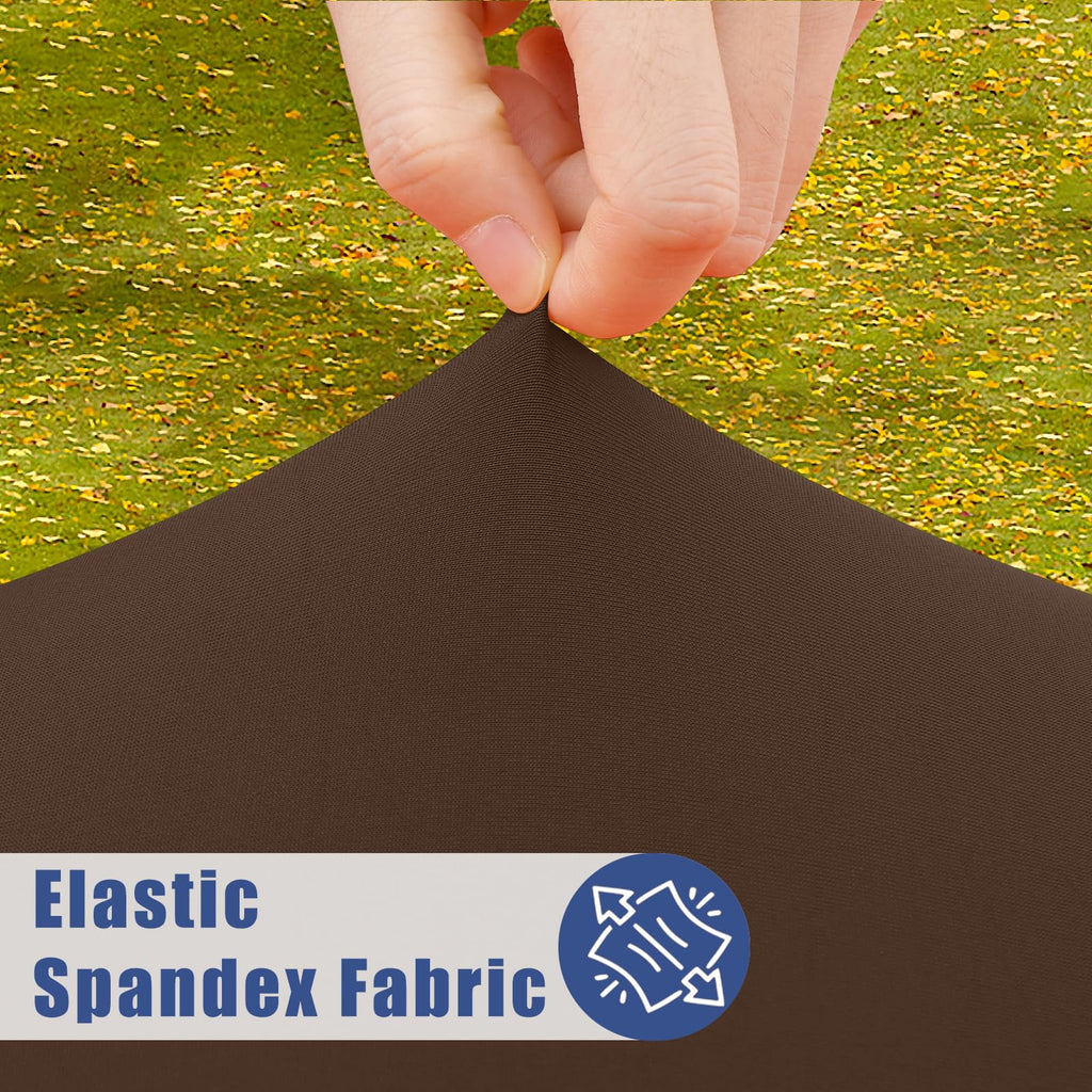 Spandex Round Tablecloth, Fitted Table Cloth for 42"-50" Tables