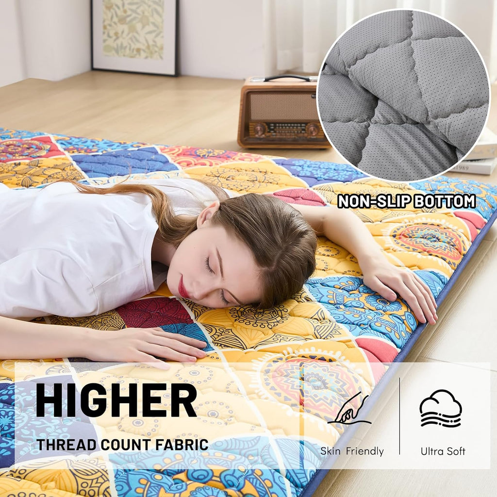 Japanese Floor Mattress, Anti-Slip Japanese Futon