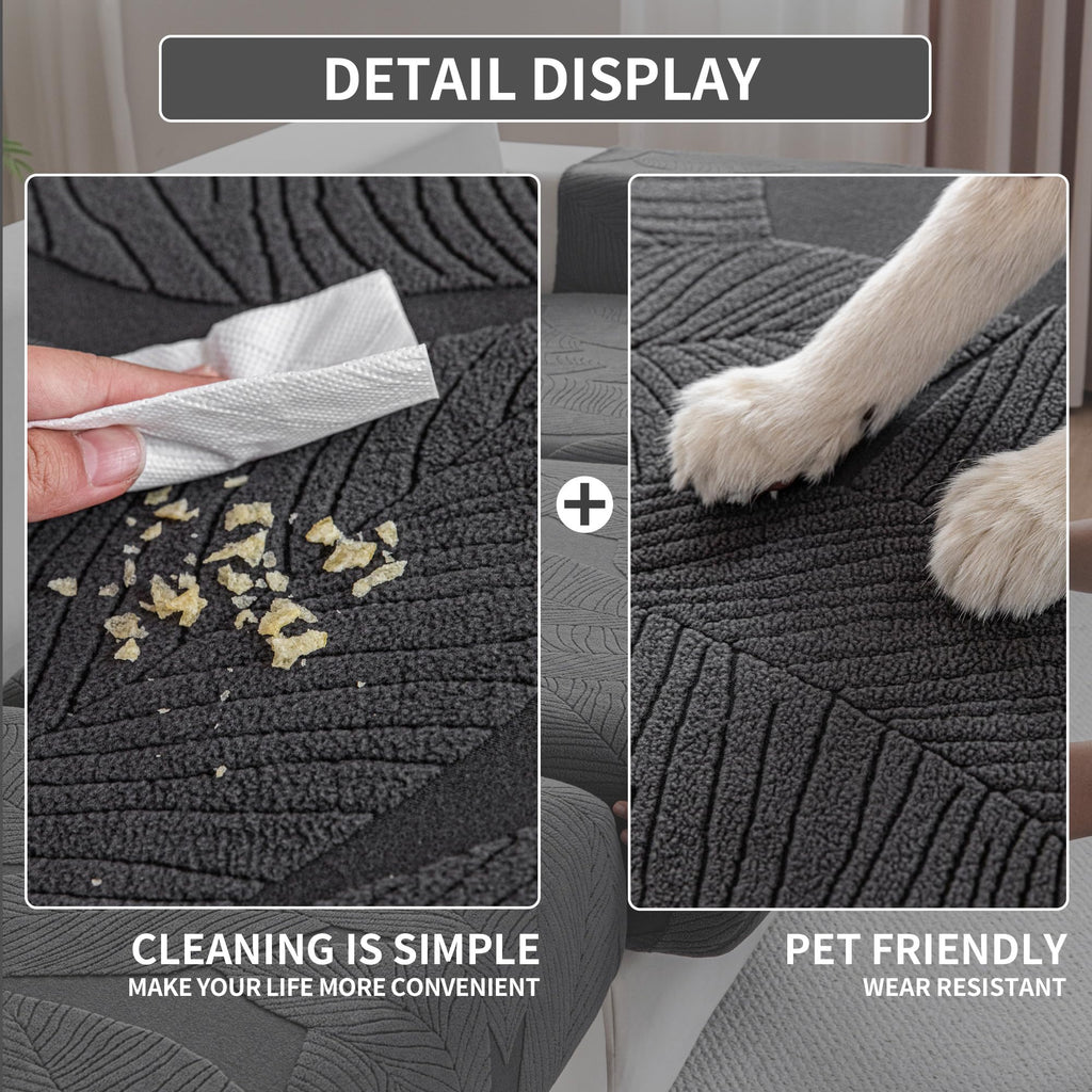Universal Couch Cushion Covers for Sectional Sofa (1PC X‐Large)