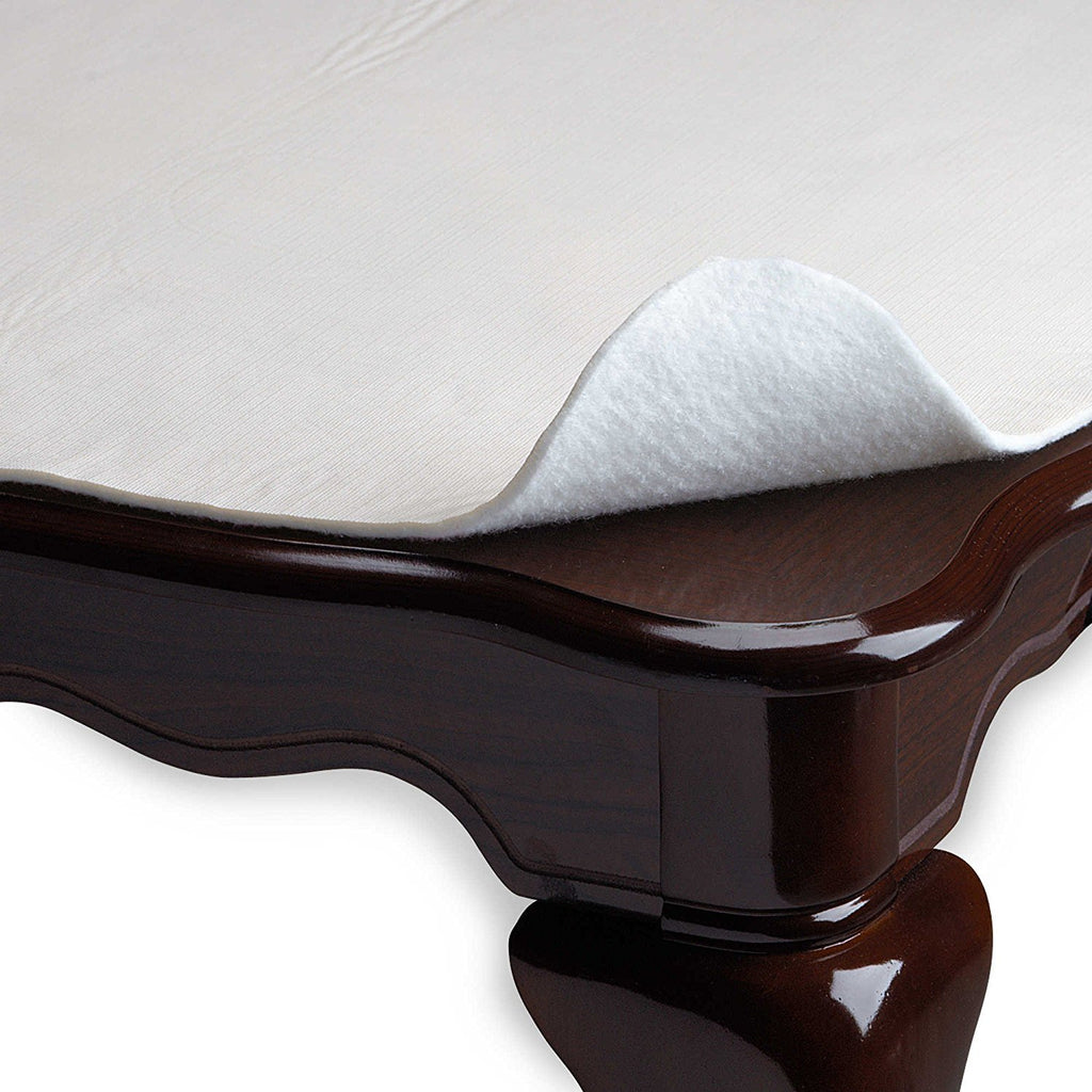 Deluxe Cushioned Heavy-Duty Table Pad Protector Table - 70" x 90" Oblong Waterproof Vinyl Table Padding Under
