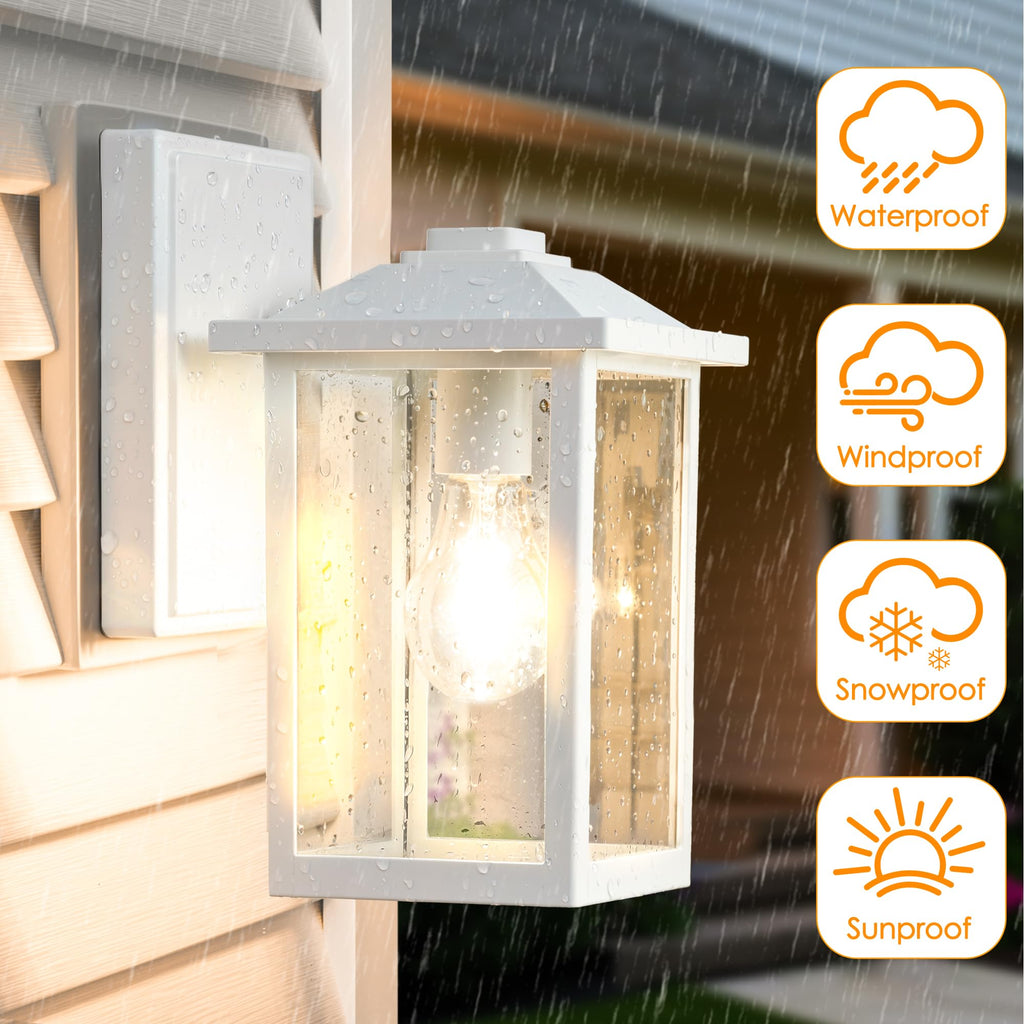Outdoor Wall Light Fixture, Exterior Waterproof Porch Lighting