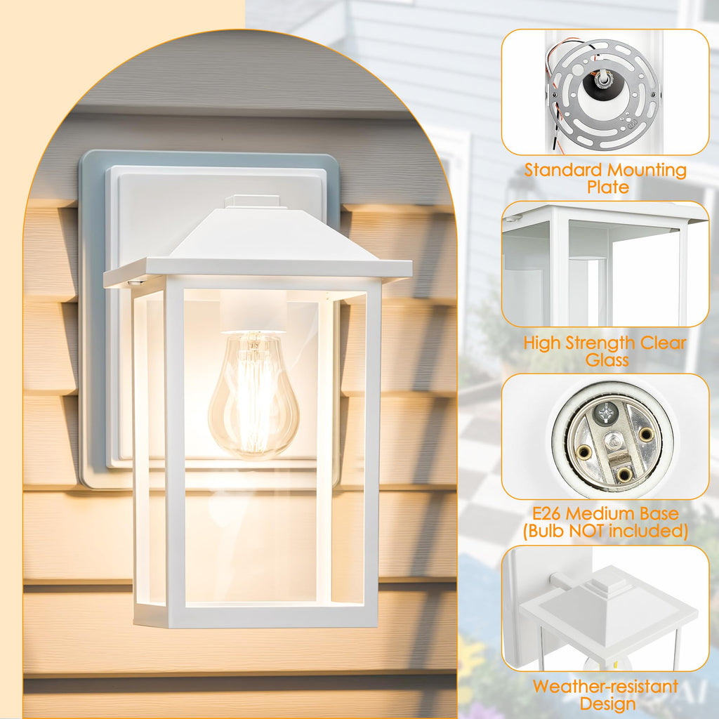 Outdoor Wall Light Fixture, Exterior Waterproof Porch Lighting