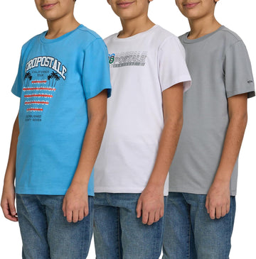 Boys Pack Cotton Graphic Tees, Short Sleeve Tshirts