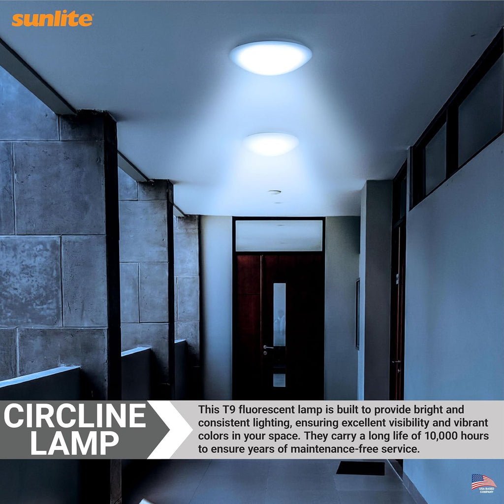 T9 Round Fluorescent Circline Lamp, 30 Watts, 1800 Lumens, 5000K Daylight, 10000 Rated Hours, RoHS