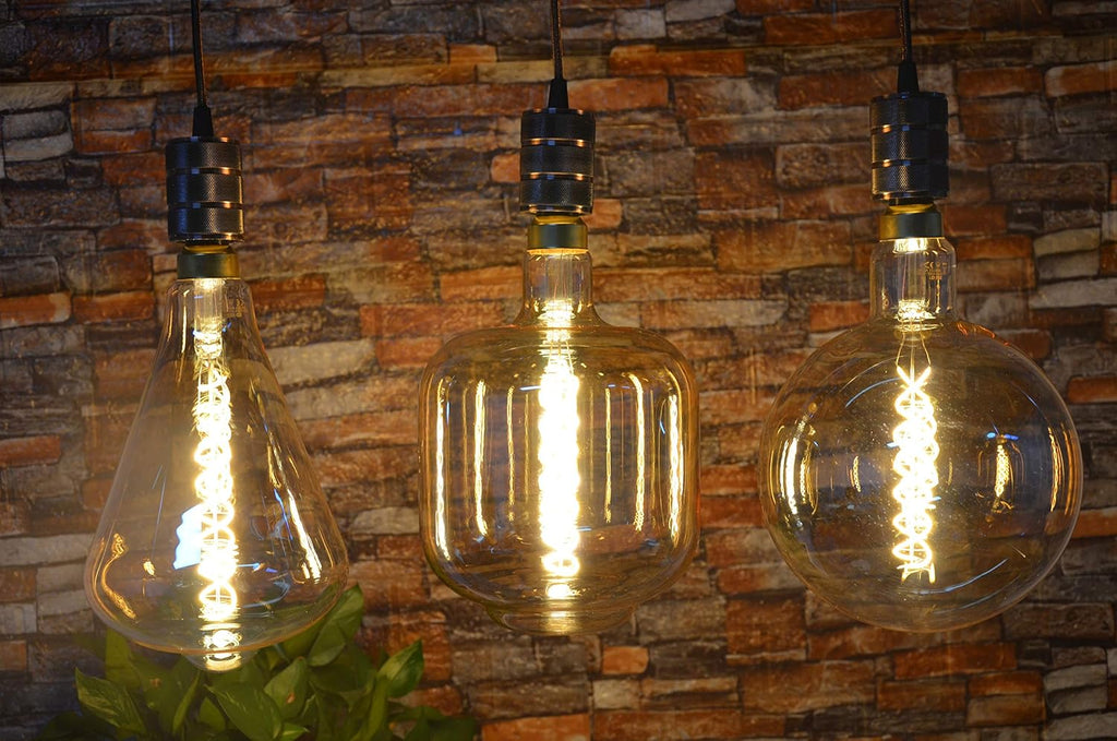 ST164 Large LED Edison Light Bulbs Dimmable 8W 450lm E26 2200K 1PC