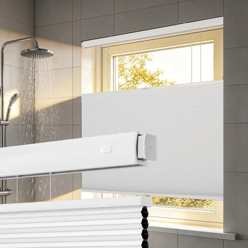 No Drill Waterproof 99% Blackout Cellular Shades Top Down Bottom Up(TDBU) Easy Install Thermal Insulated Noise