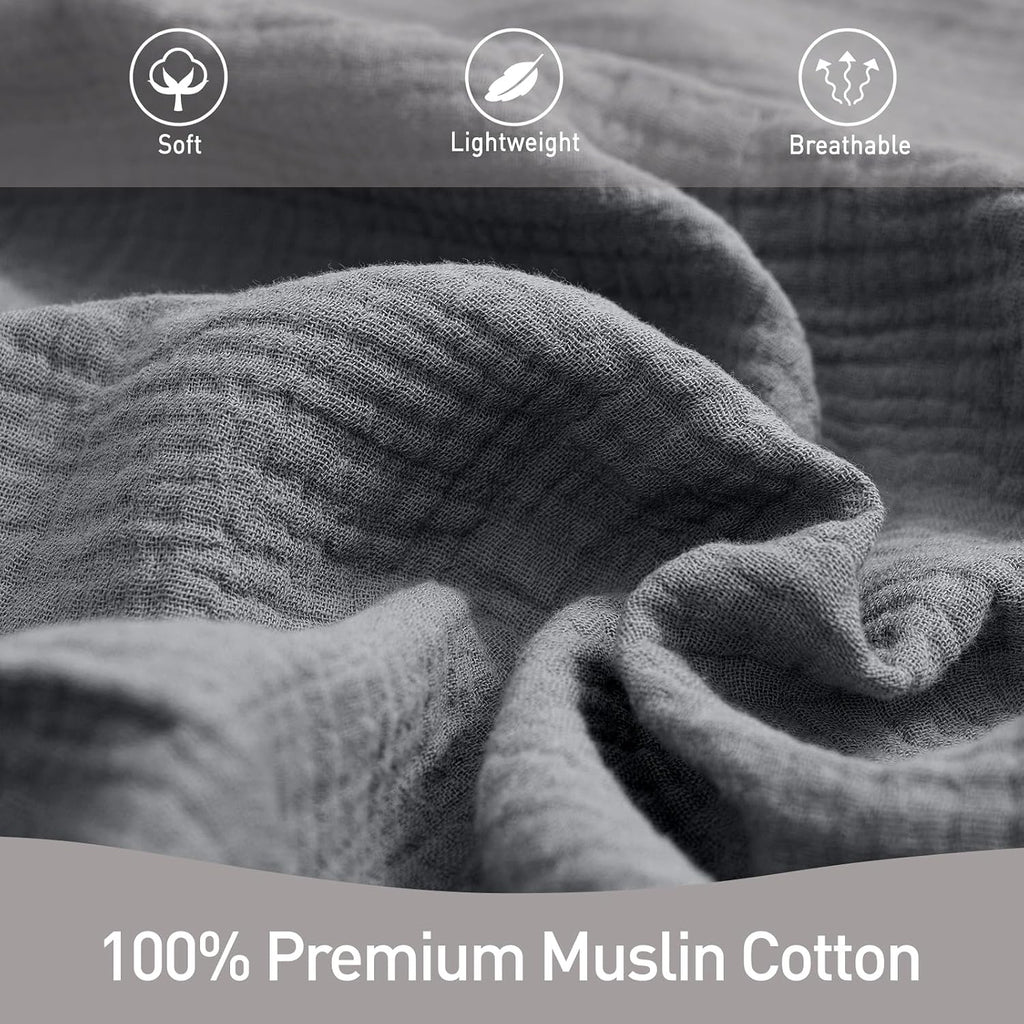Muslin Swaddle Blankets for Boys and Girls, Pack Baby Blankets for Girl Boy, Receiving Blanket, Baby