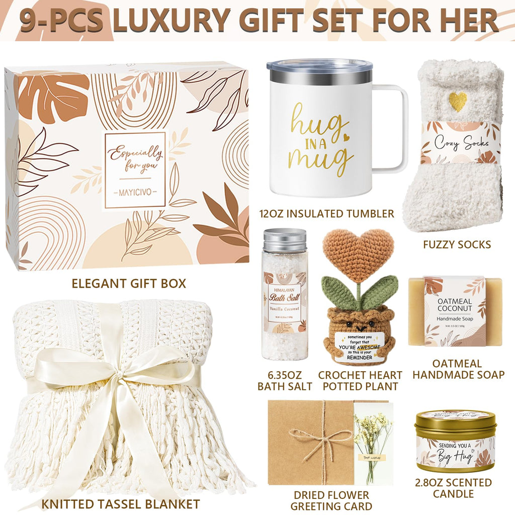 Christmas Birthday Gifts for Women Self Care Package Get Well Soon Gift Spa