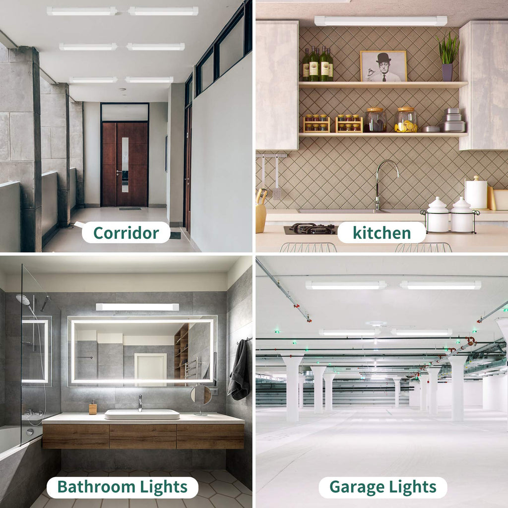 1.4FT Linkable LED Tube Light,1800LM 5000K Plug in Cabinet Light