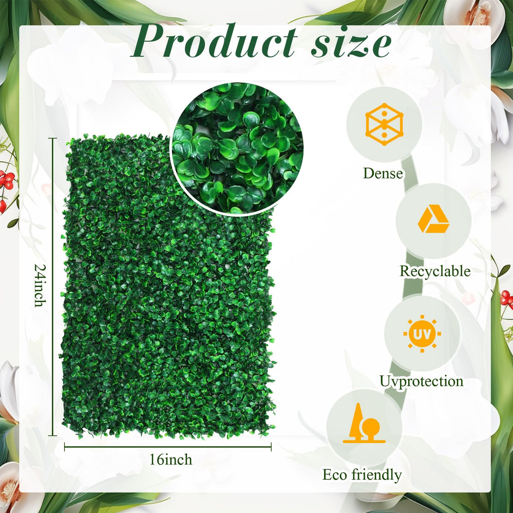 54 Pack Greenery Backdrop with Flowers Include | Casa Home Living