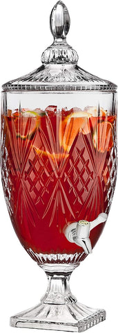 Iced Beverage Dispenser, Dublin Crystal Collection - 1 Gallon