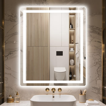 36x30 LED Bathroom Vanity Mirror with Lights, Anti-Fog, Dimmable