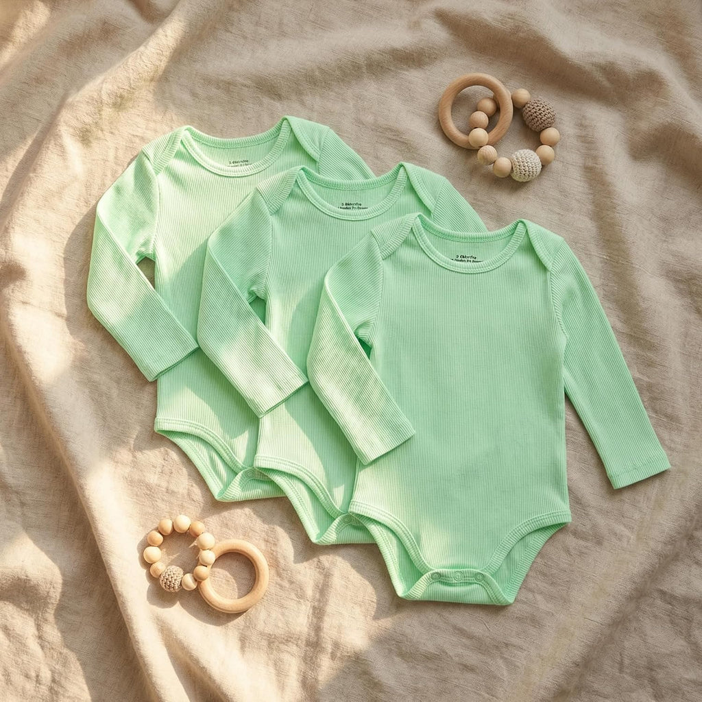 Baby Bodysuits Rayon From Bamboo Short & Long Sleeve Unisex