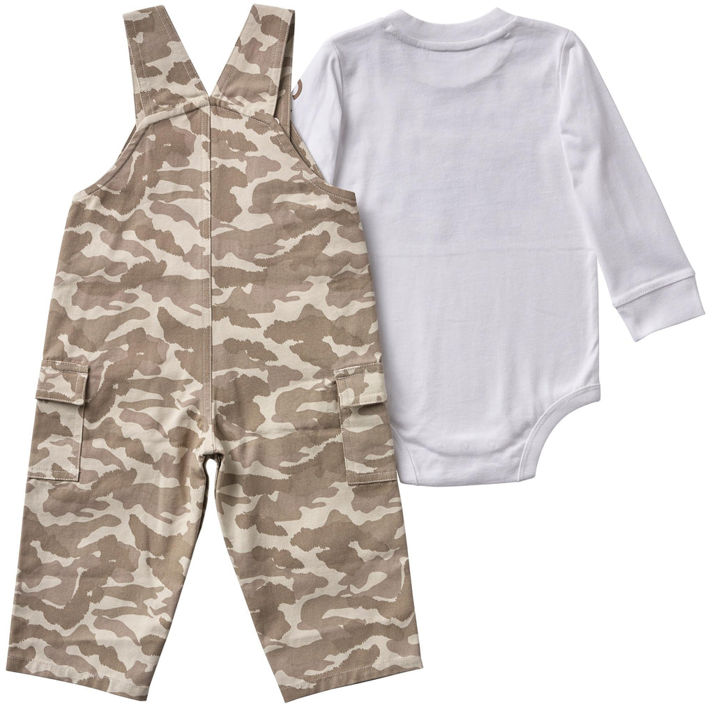 Baby Boys Bodysuit & Overall Set, Sand