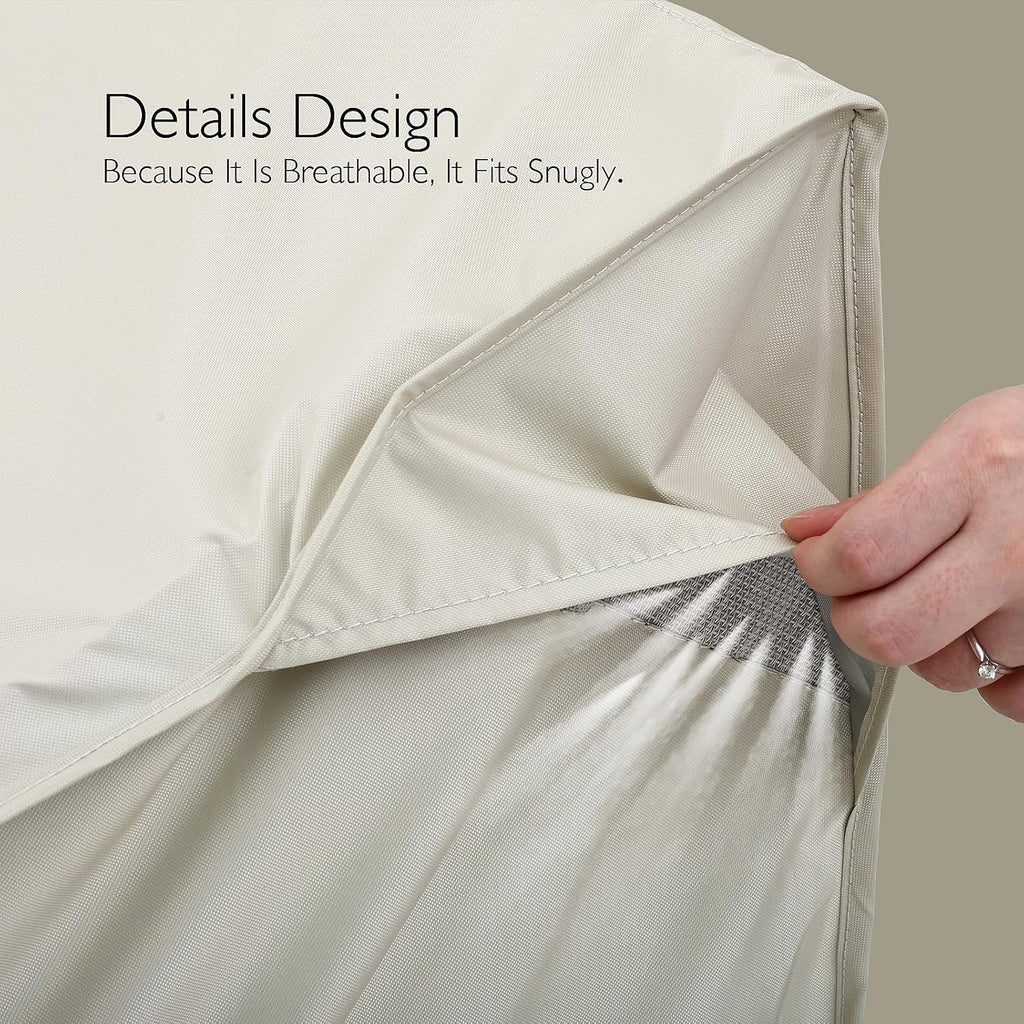 Waterproof Patio Chaise Lounge Cover 2 Pack, 420D Chair Covers (68x30x30)