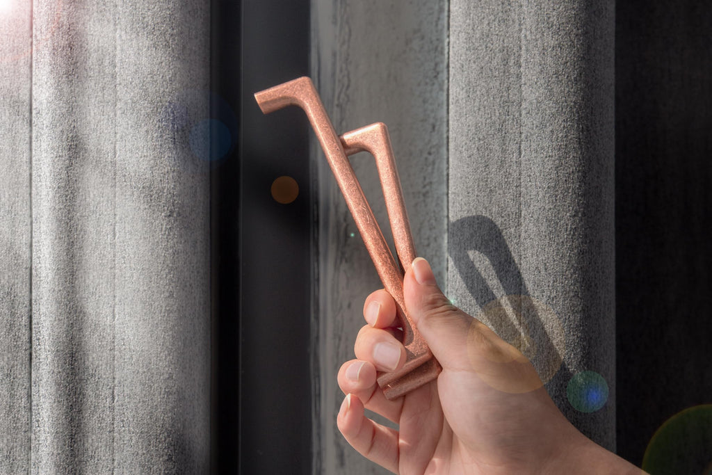 Antique Copper Cabinet Pulls with 5''(128mm) Hole Centers,Retro Style Zinc Alloy Cabinet Pulls for Drawer,Cupboard