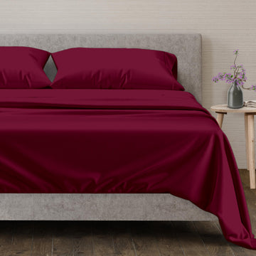 100% Egyptian Cotton Sheets Set - Luxury 600 Series Voyage Collection Egyptian Cotton Sheets (4