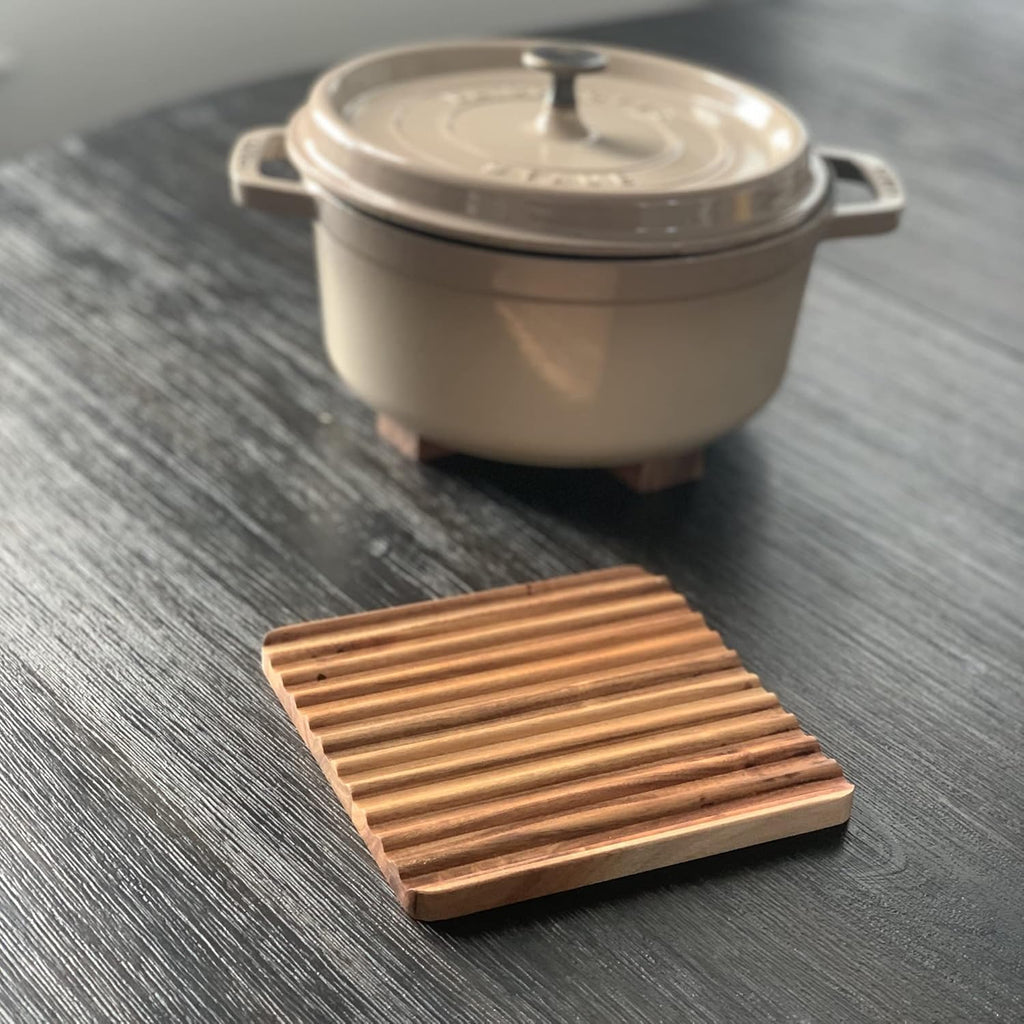 Sedona Trivet Acacia Wood Hot Dish Holder - Set of 2