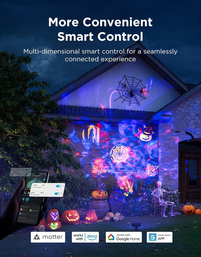 Outdoor Decoration Projector Light, LED Snowflake Projector, IP67