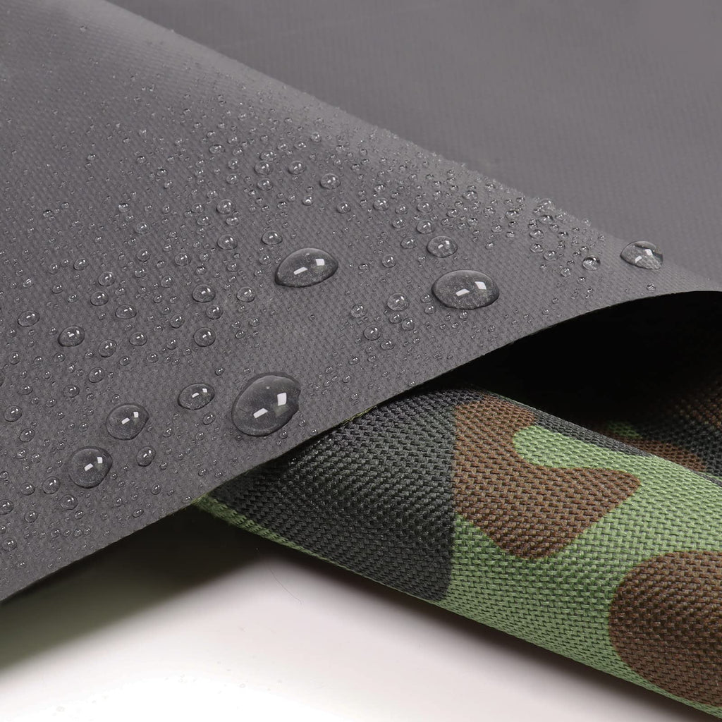 Marine Waterproof Canvas Fabric 600D Camouflage Material 60"×185"