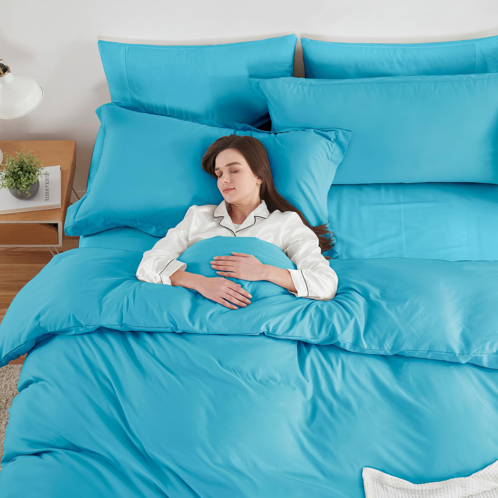 Comforter Set Beach Blue - 8 Piece Set