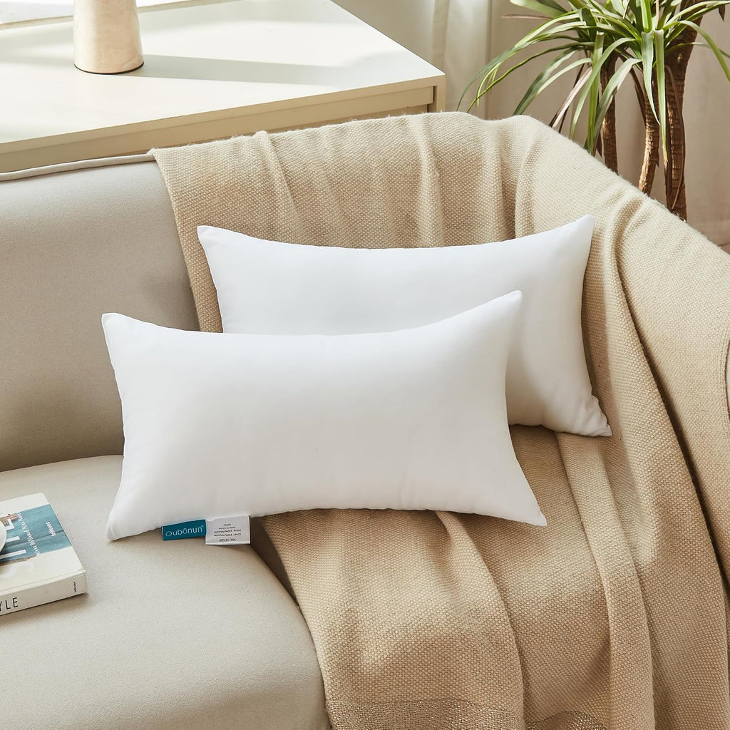 12 x 20 Throw Pillow Inserts - Set of 2