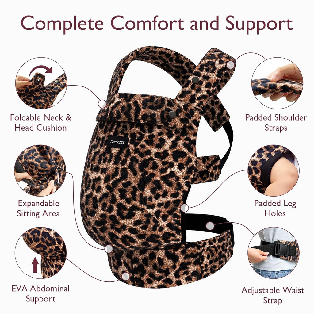PureHug Baby Carrier - Ergonomic, Cozy and Lightweight for 7-45 lbs