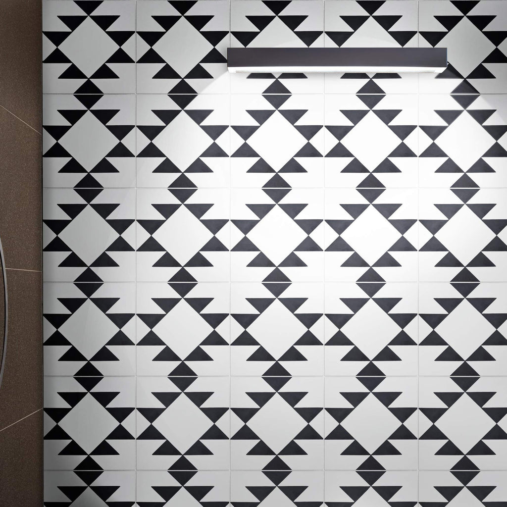 Rissani 8''x 8'' Handmade Cement Tile,Set of 12