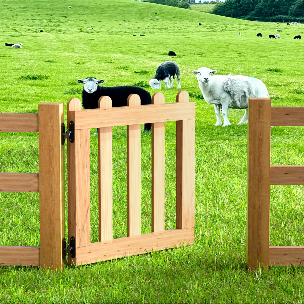 Heavy Duty Gate Hinges 2 Pack, Steel Anti-Sag Design Wall Mount